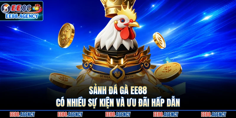 Sảnh đá gà EE88 có nhiều sự kiện và ưu đãi hấp dẫn